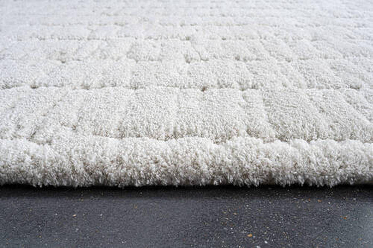 WEBTEPPICH 133/195 cm Masai Creme, Weiß  - Creme/Weiß, KONVENTIONELL, Kunststoff/Textil (133/195cm) - Novel