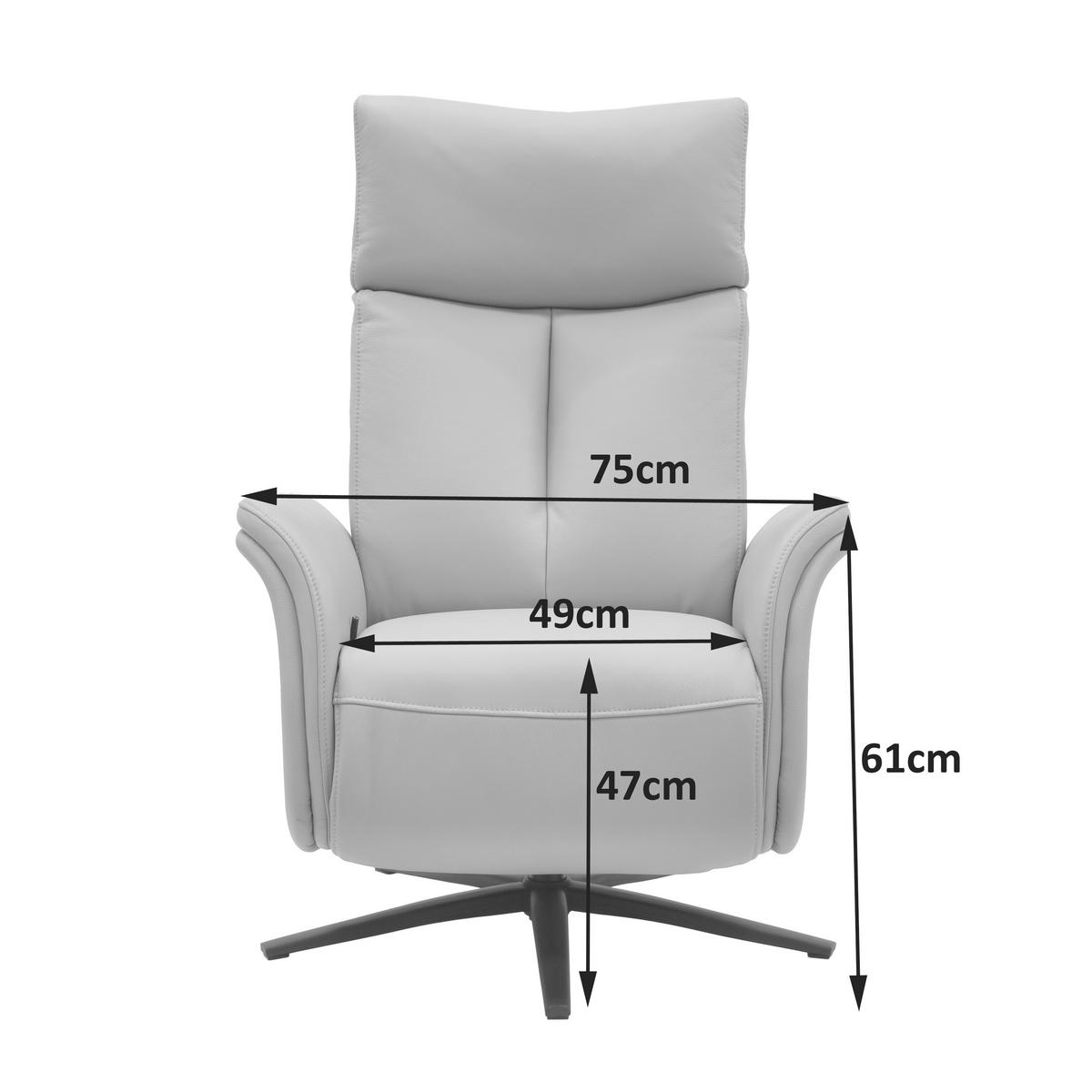 RELAXSESSEL Webstoff    - Graubraun/Schwarz, Design, Holz/Textil (75/109/84/148/84cm) - Livetastic