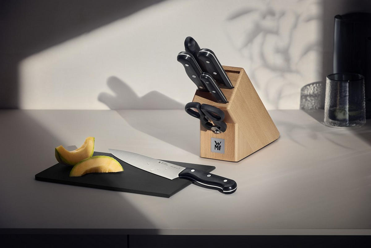 MESSERBLOCK 7-teilig  - Buche Kolonial, Basics, Holz - WMF