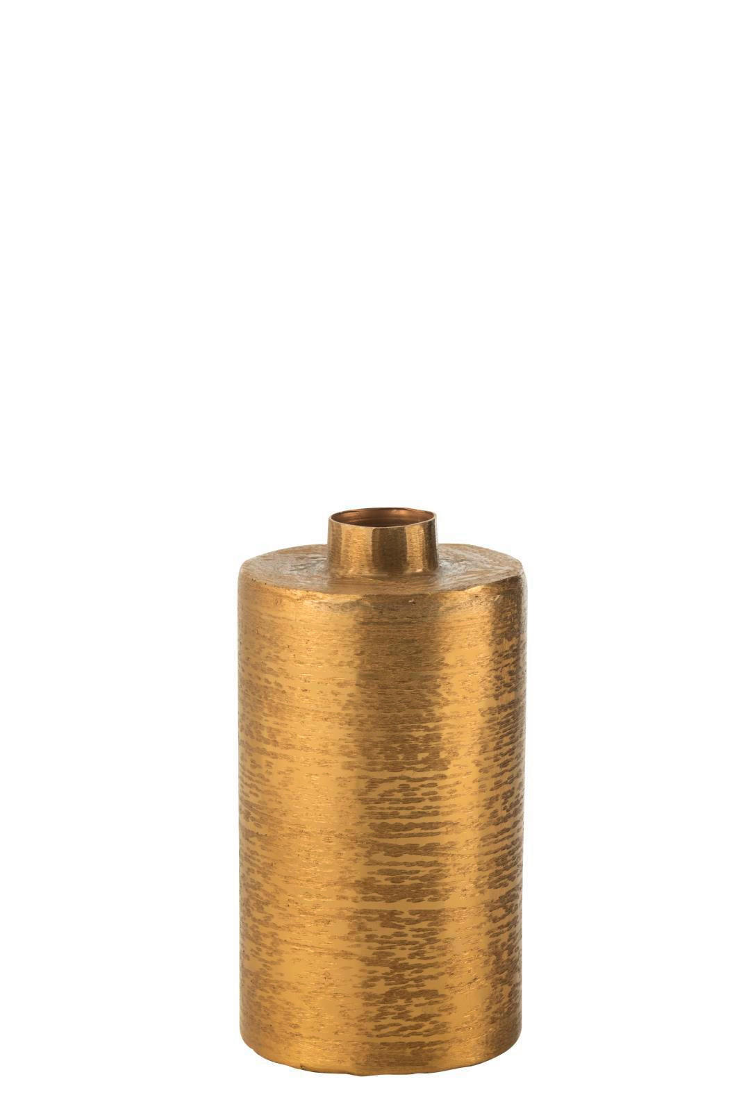 DEKOVASE  - Goldfarben, Basics, Metall (20/20/38,5cm) - Ambia Home