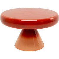 BEISTELLTISCH in Metall 60/60/30 cm  - Rot/Orange, Design, Metall (60/60/30cm) - Kare-Design
