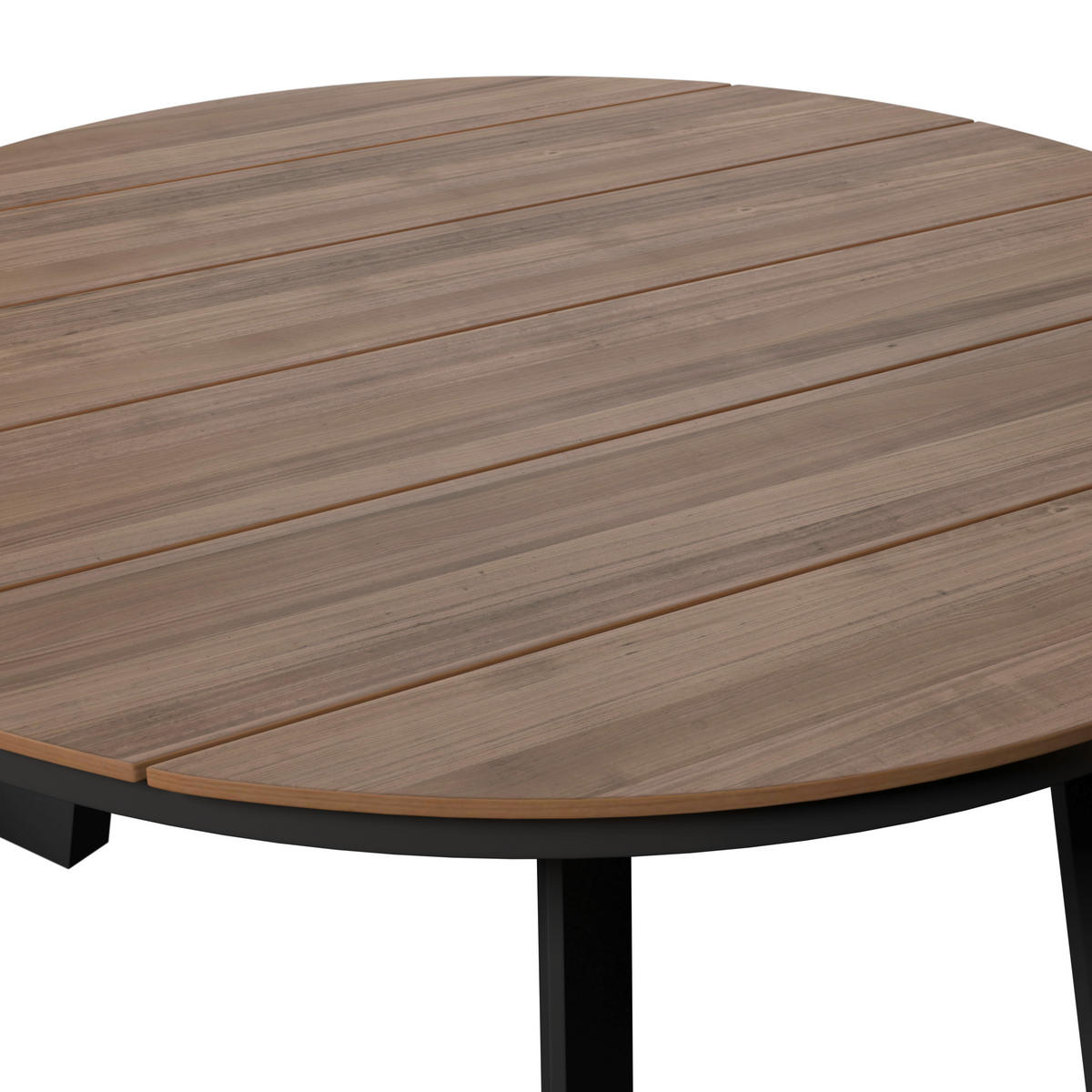 GARTENTISCHGRUPPE  - Anthrazit/Teakfarben, MODERN, Kunststoff/Metall (239/75cm) - Ambia Garden