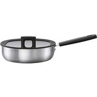 PONEV ZA PRAŽENJE 26 cm  - barve nerjavečega jekla, Basics, kovina/umetna masa (26cm) - Fiskars