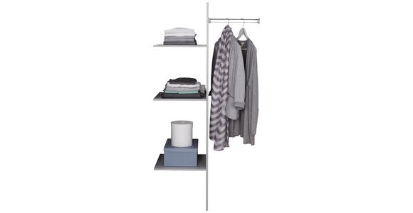 INNENEINTEILUNG 77/152/44 cm - Grau, Design, Holzwerkstoff (77/152/44cm) - Xora