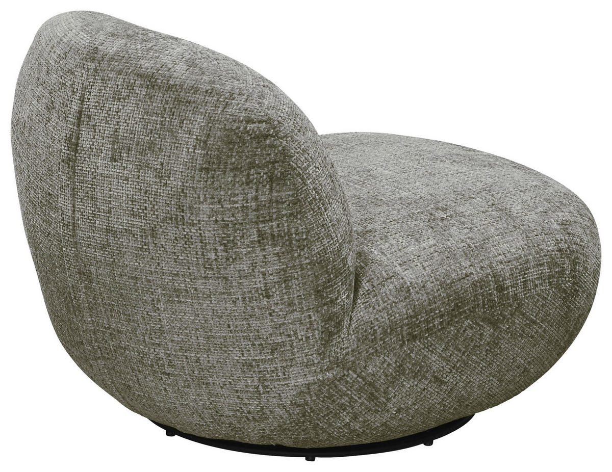 FÅTÖLJ i textil grå  - svart/grå, Modern, metall/textil (85/70/99cm) - MID.YOU
