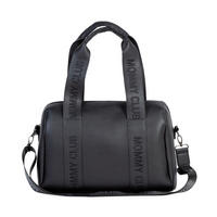 WICKELTASCHE Mommy Club Vegan Leder Schwarz  - Schwarz, KONVENTIONELL, Kunststoff (38/21/27cm) - Childhome