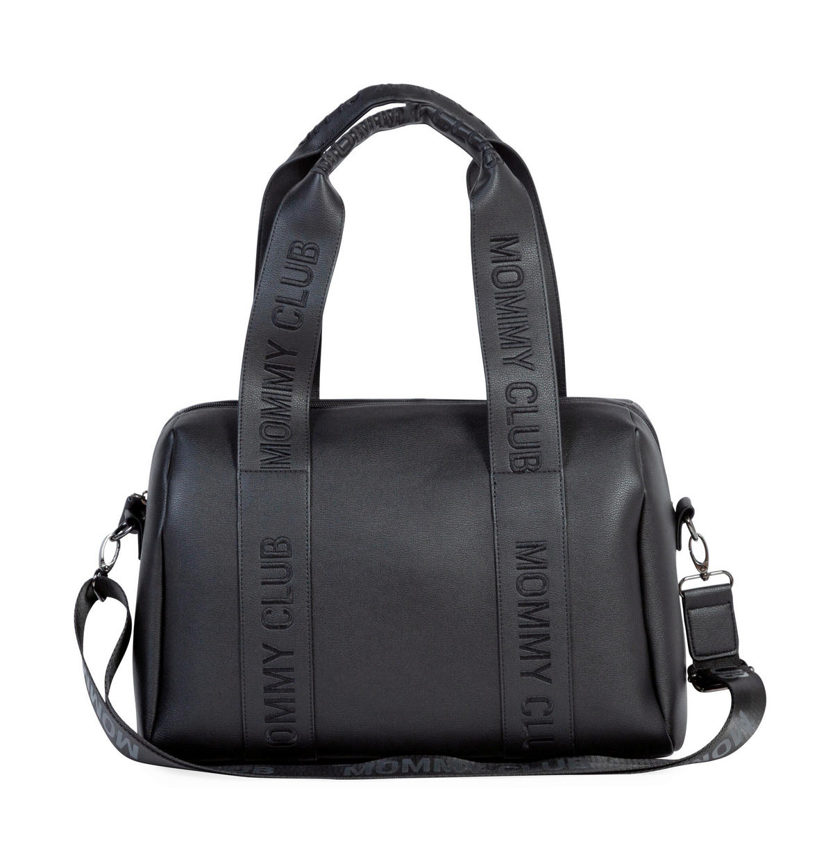 WICKELTASCHE Mommy Club Vegan Leder Schwarz  - Schwarz, KONVENTIONELL, Kunststoff (38/21/27cm) - Childhome
