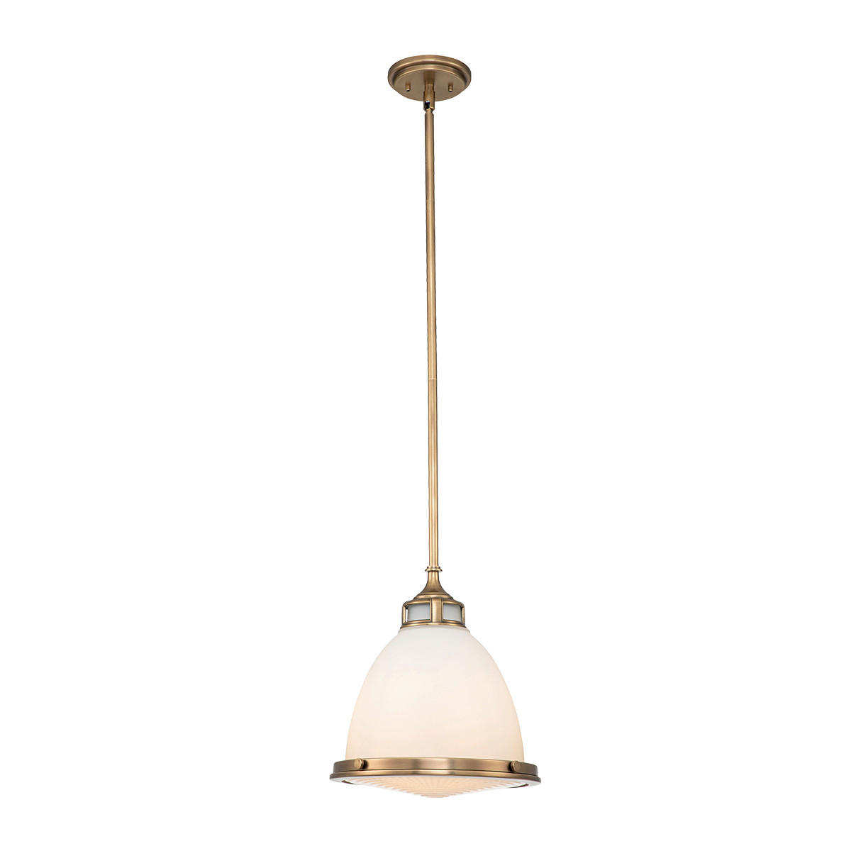 HÄNGELEUCHTE 32.4/42 cm    - Messingfarben, Konventionell, Glas/Metall (32.4/42cm) - Elstead Lighting