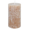 STUMPENKERZE 6,8/12 cm  - Braun, Basics, Naturmaterialien (6,8/12cm) - Ambia Home