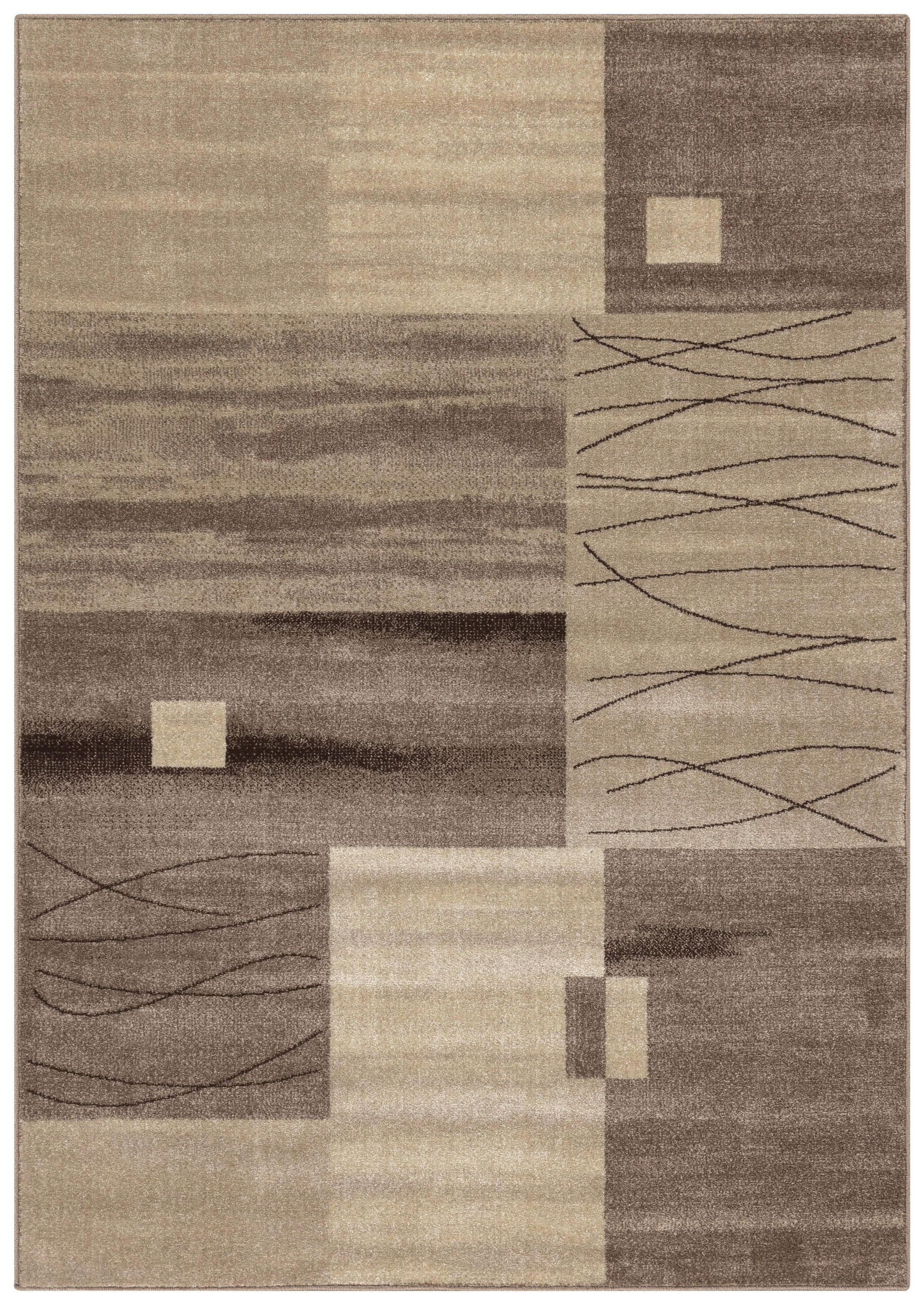 WEBTEPPICH  Wohnzimmer 240/340 cm Braun  - Braun, Design, Textil (240/340cm) - Novel