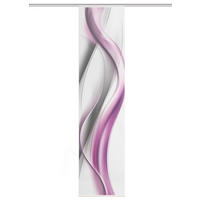 FLÄCHENVORHANG   halbtransparent  60/260 cm   - Pink/Weiß, Design, Textil (60/260cm)