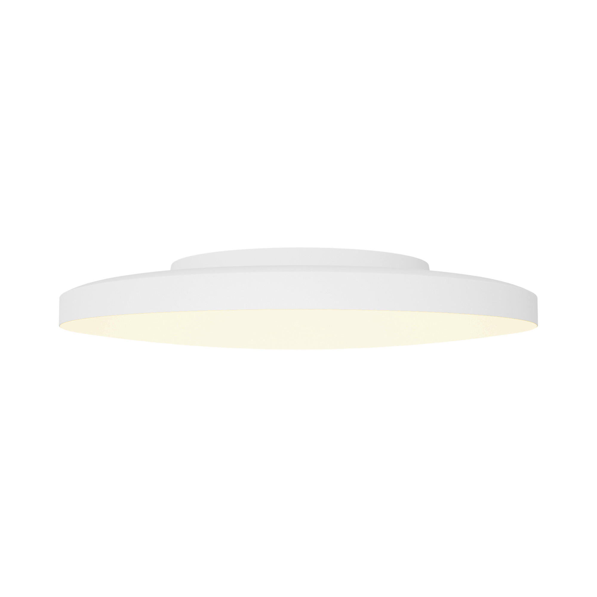 LED-DECKENLEUCHTE Serenova 28/6,5 cm   - Weiß, Design, Kunststoff (28/6,5cm) - Nordlux