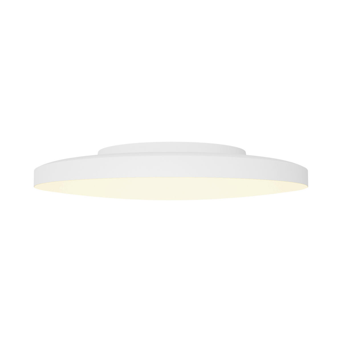 LED-DECKENLEUCHTE Serenova 28/6,5 cm   - Weiß, Design, Kunststoff (28/6,5cm) - Nordlux