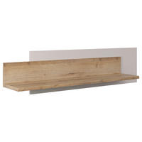 WANDBOARD in 120/30/25 cm Eichefarben, Sandfarben  - Sandfarben/Eichefarben, MODERN, Holzwerkstoff (120/30/25cm) - Hom`in