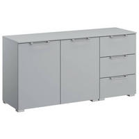 SIDEBOARD 120/61/42 cm  in Hellgrau  - Silberfarben/Hellgrau, Design, Holzwerkstoff/Kunststoff (120/61/42cm) - Novel