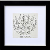 BILD Henri Matisse Bäume Der Baum  - Silberfarben/Schwarz, LIFESTYLE, Holz (60/60cm)
