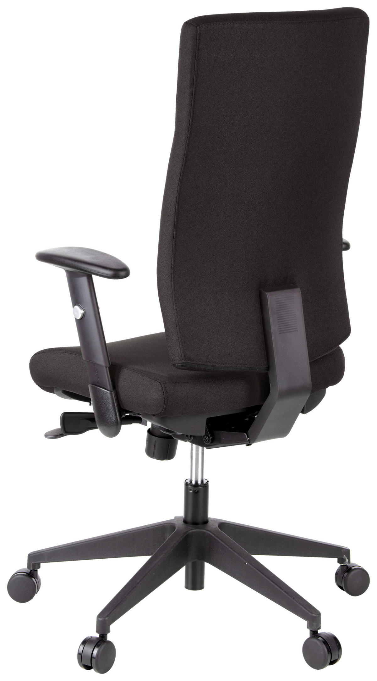 OTOČNÁ ŽIDLE, plochá tkanina, černá - černá, Moderní, textil/plast (57/125/53cm) - MID.YOU