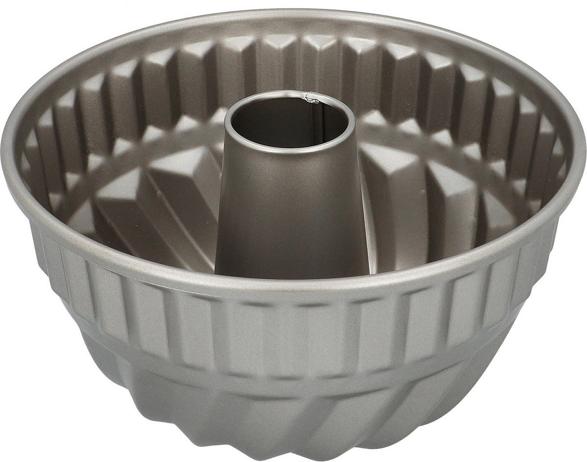GUGELHUPFFORM  - Silberfarben, KONVENTIONELL, Metall (24/12,5/24cm) - Birkmann