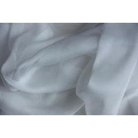 Perdea Tip Plasă  - alb, Basics, textil (300cm)