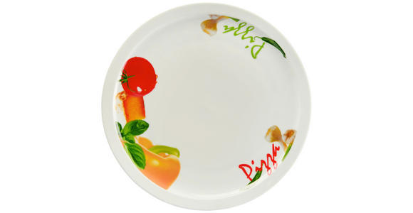 PIZZATELLER Porzellan MIA CUCINA  - Multicolor/Weiß, Basics, Keramik (30cm) - Boxxx