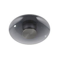 LED-DECKENLEUCHTE Pure Vitrum 22/22/8,2 cm   - Grau, Design, Glas/Kunststoff (22/22/8,2cm) - Neuhaus PURE