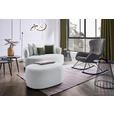 2-SITZER-SOFA in Chenille Hellgrau - Hellgrau/Schwarz, MODERN, Kunststoff/Textil (177/86/105cm) - Hom`in