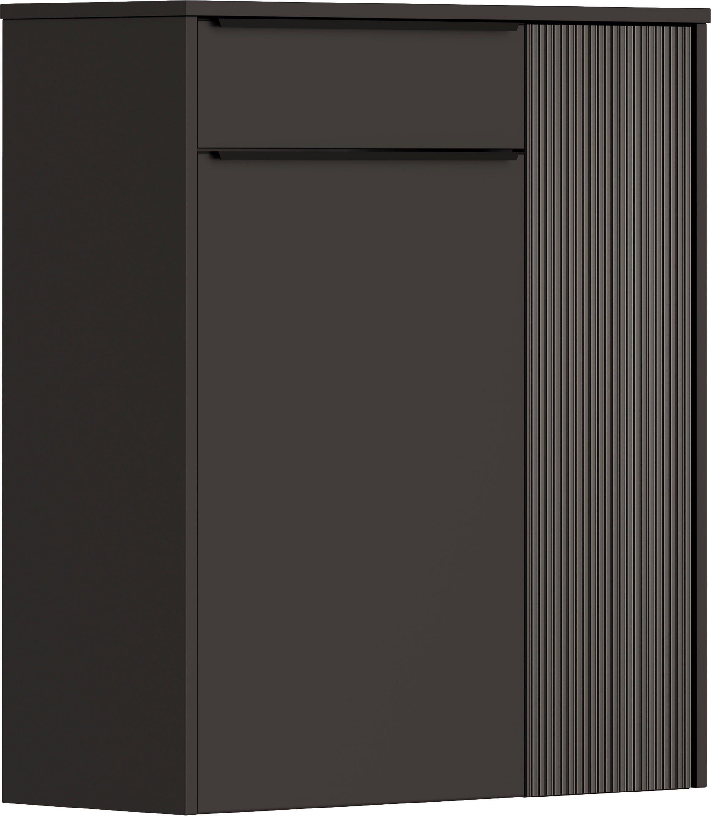 HÄNGESCHUHSCHRANK  in 84/95/34 cm  - Anthrazit/Schwarz, Design, Glas/Holzwerkstoff (84/95/34cm) - Dieter Knoll