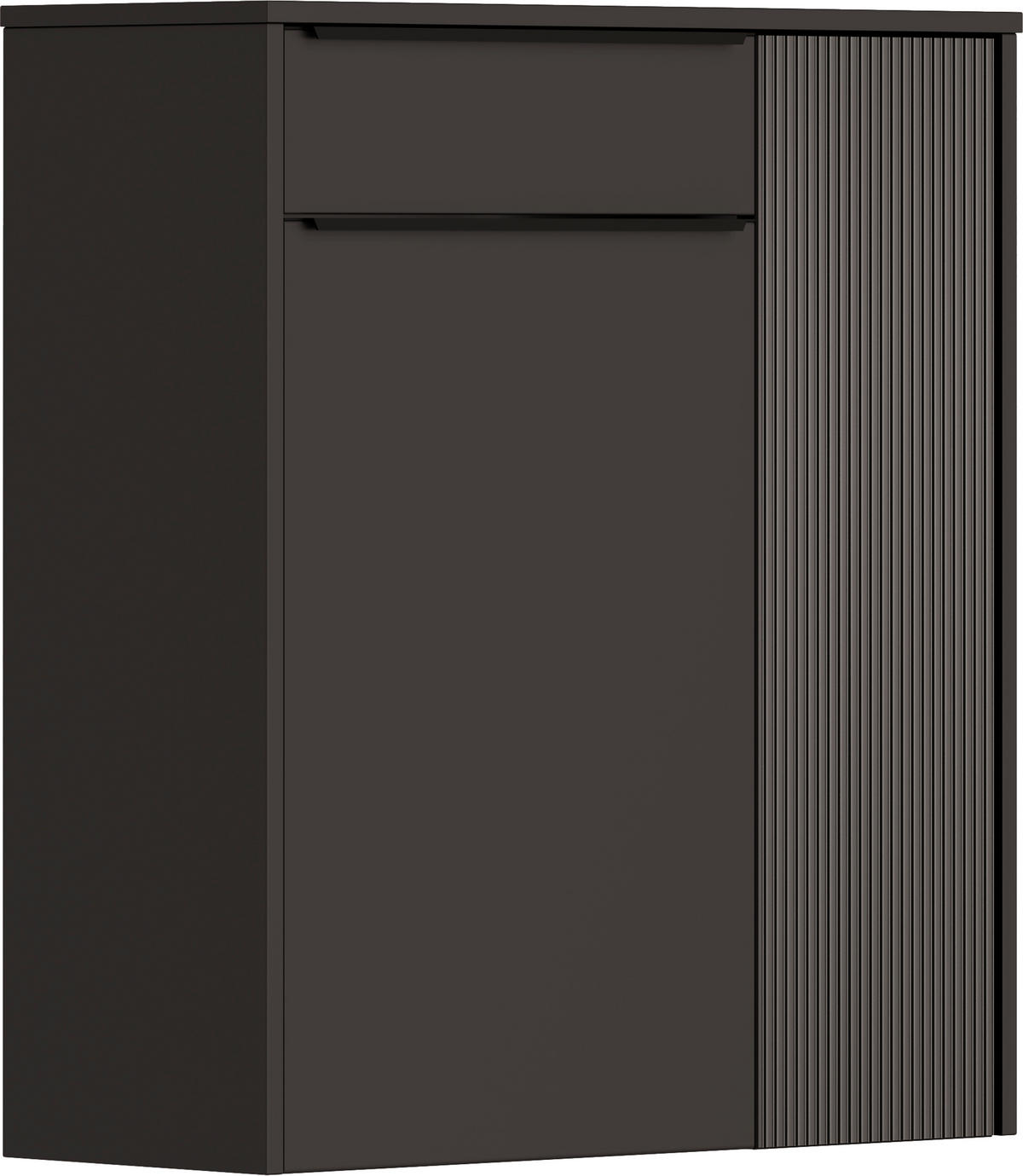HÄNGESCHUHSCHRANK  in 84/95/34 cm  - Anthrazit/Schwarz, Design, Glas/Holzwerkstoff (84/95/34cm) - Dieter Knoll