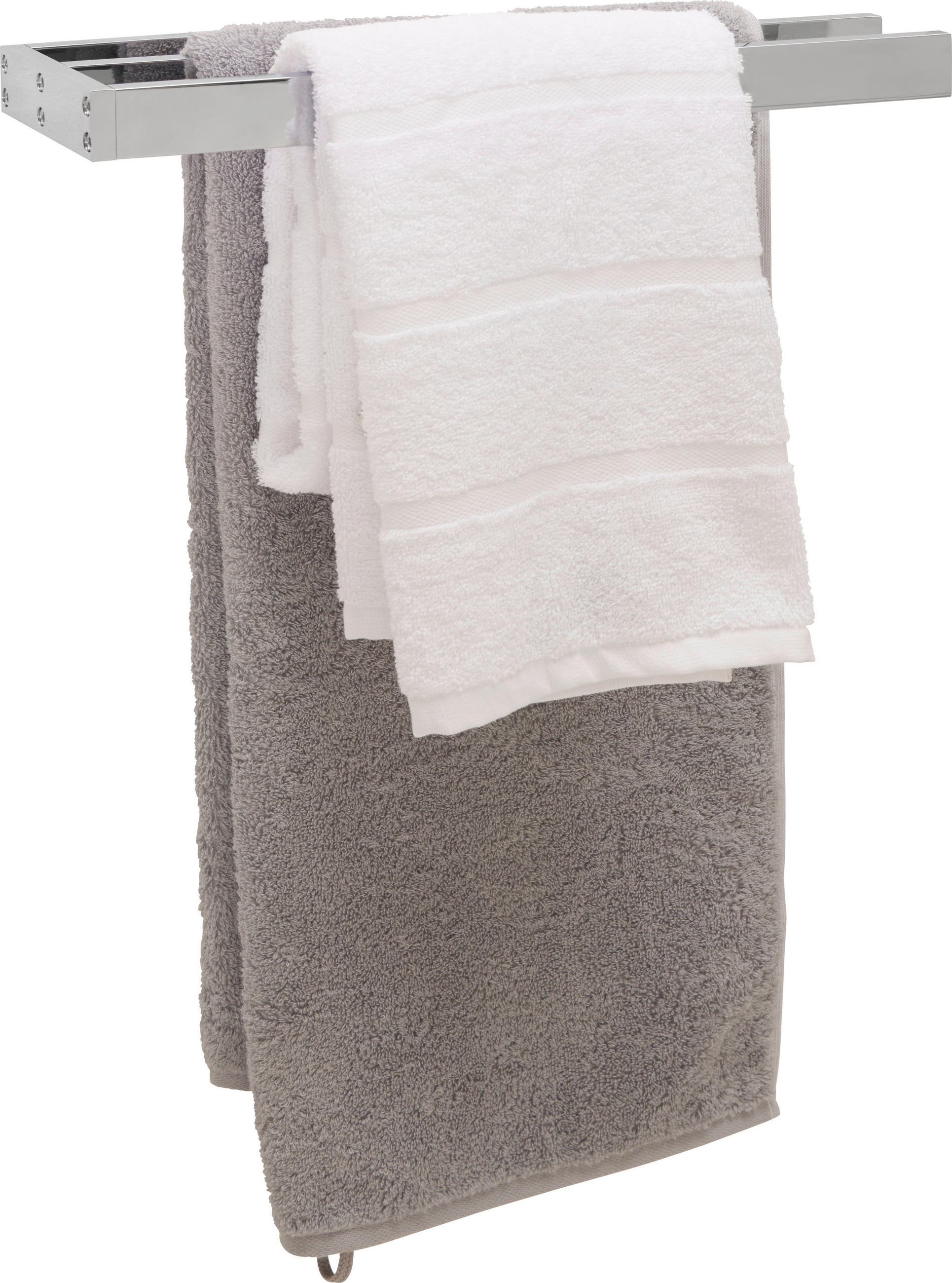 HANDTUCHHALTER 30/3/11 cm  - Chromfarben, Design, Metall (30/3/11cm) - Dieter Knoll