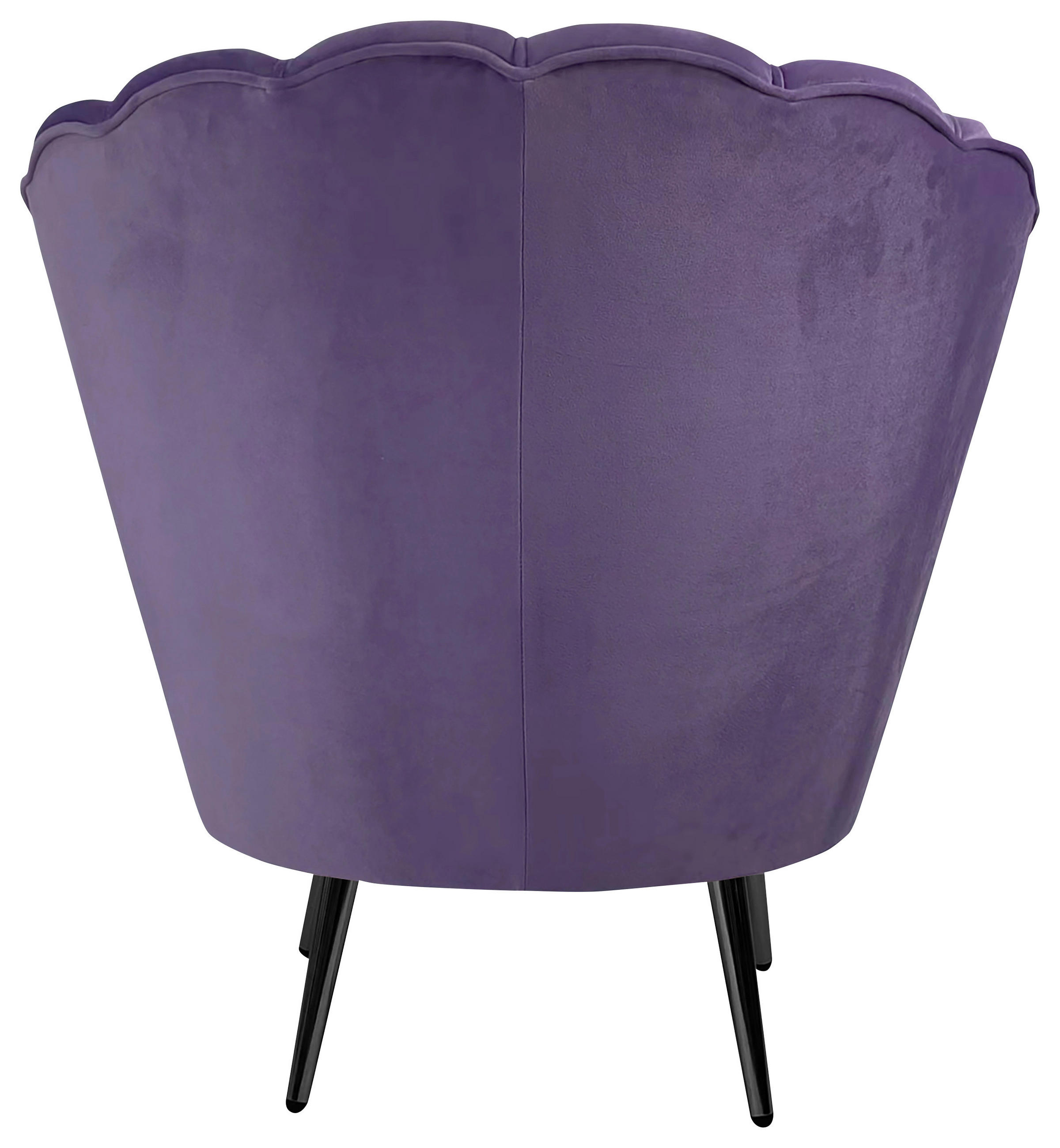 FOTELJA 83/87/76 cm , lila  - lila/crna, Trendi, tekstil/metal (83/87/76cm) - Xora