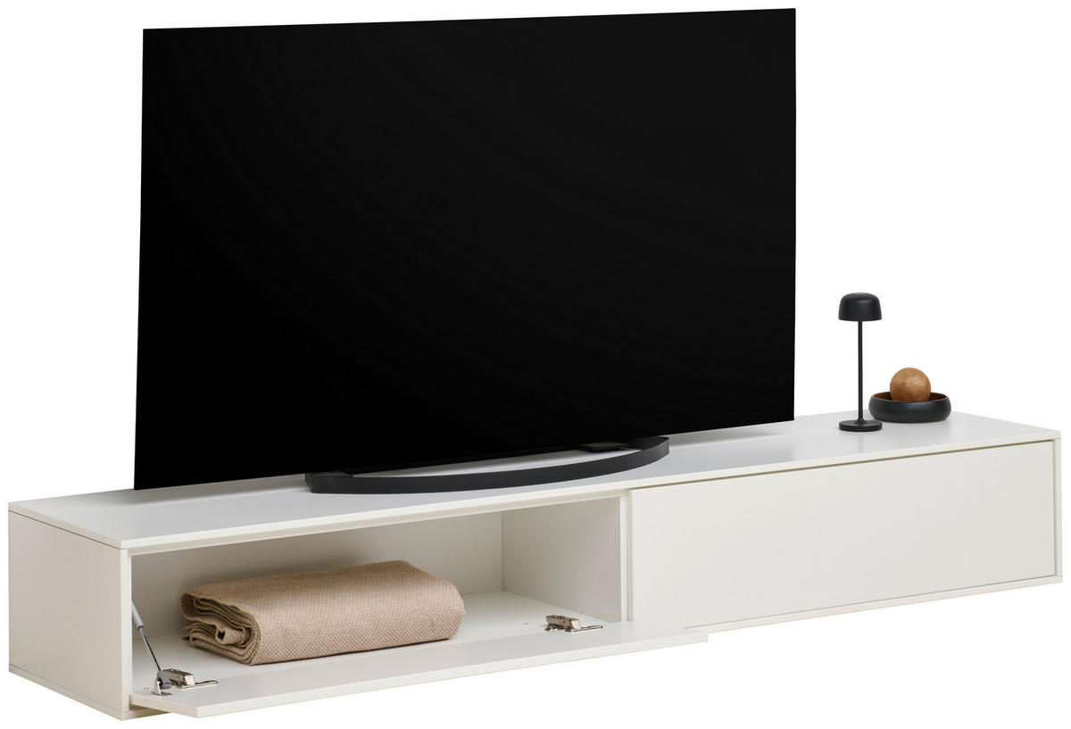 TV-ELEMENT 179,1/26/40 cm Weiß  179,1/26/40 cm  - Weiß, Design, Holzwerkstoff (179,1/26/40cm) - home24