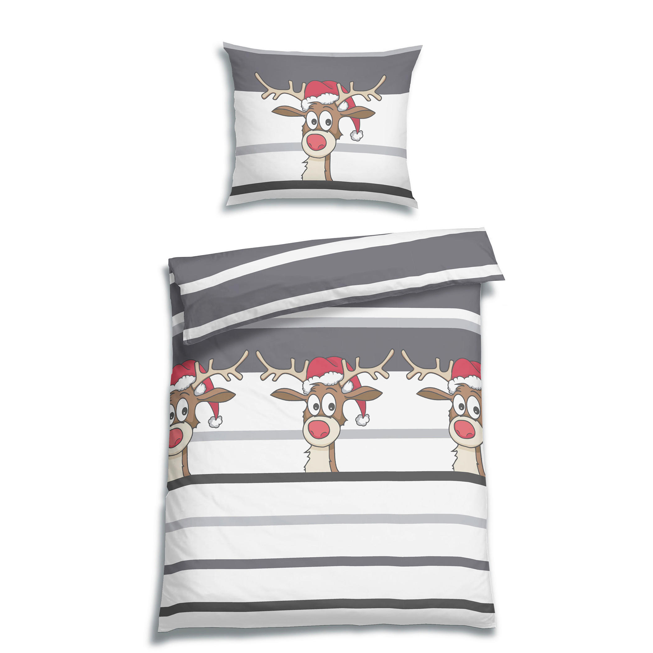 BETTWÄSCHE Flanell 140/200 cm  - Grau, Design, Textil (140/200cm) - Florella