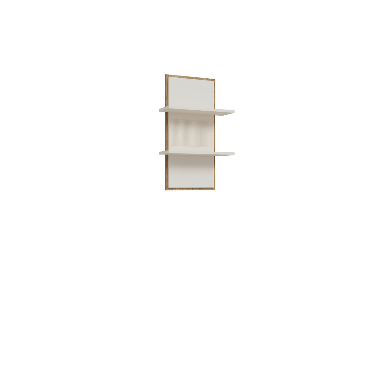 POLIȚĂ DE PERETE in 60/96,5/23,4 cm culoare lemn stejar, nisipiu  - culoare lemn stejar/nisipiu, Design, material pe bază de lemn (60/96,5/23,4cm) - Xora