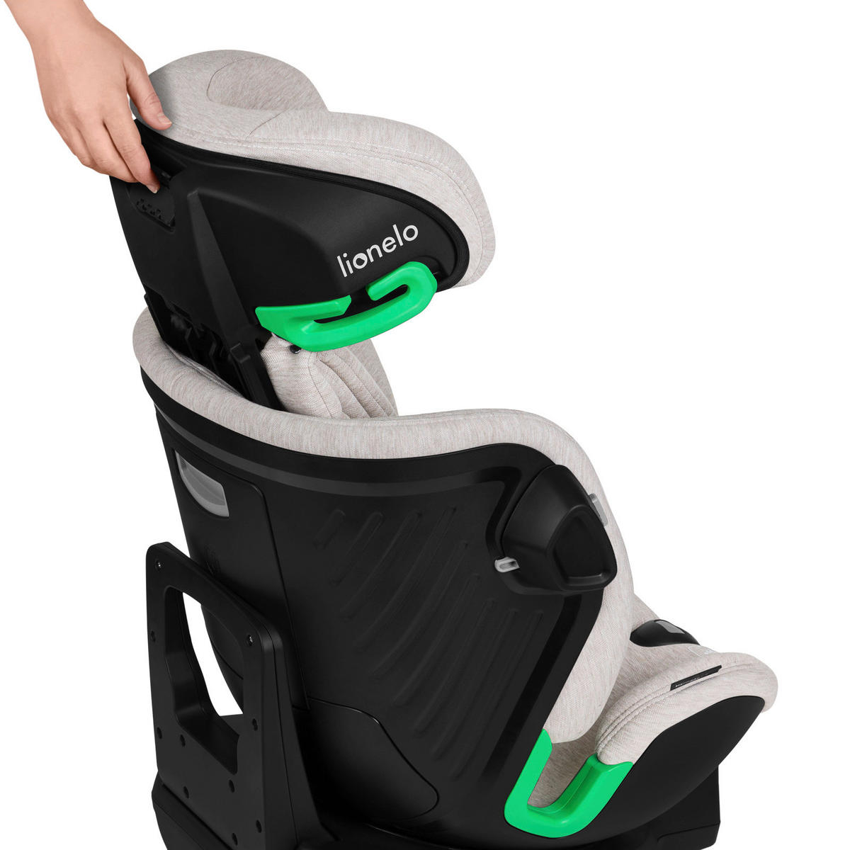 KINDERAUTOSITZ Harmony i-Size  - Beige, Basics, Holz/Kunststoff (45/54/60cm) - Lionelo