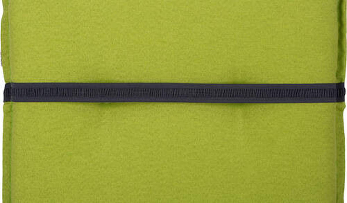 PODLOŽKA NA LEHÁTKO, 191/58/8 cm - světle zelená, Basics, textil (191/58/8cm) - Gardenson