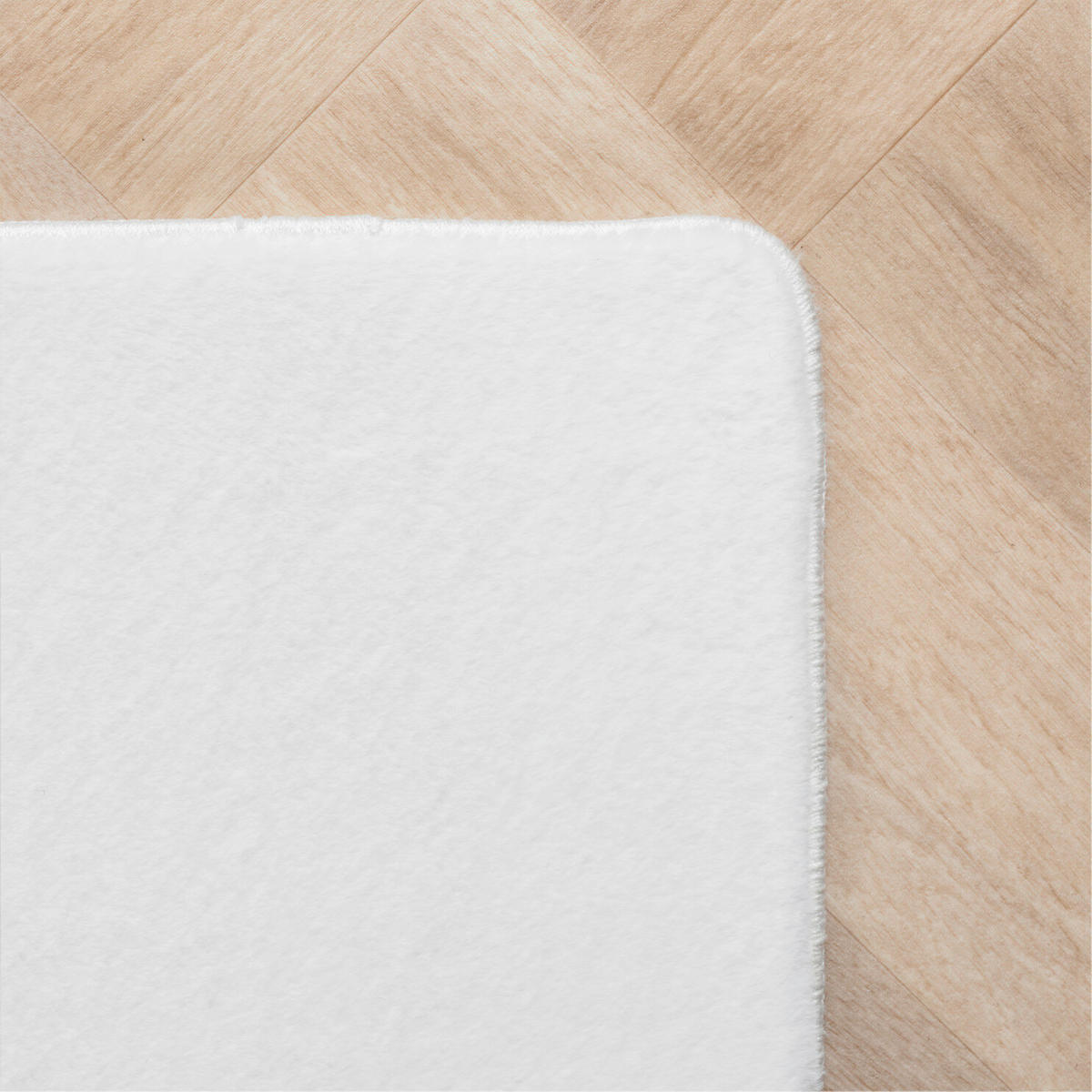 WEBTEPPICH 80 cm Joy Weiß  - Weiß, Design, Textil (80cm)