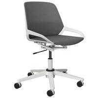 DREHSTUHL  in Grau, Weiss  - Weiss/Grau, Design, Kunststoff/Textil (70/68/40cm) - Aeris