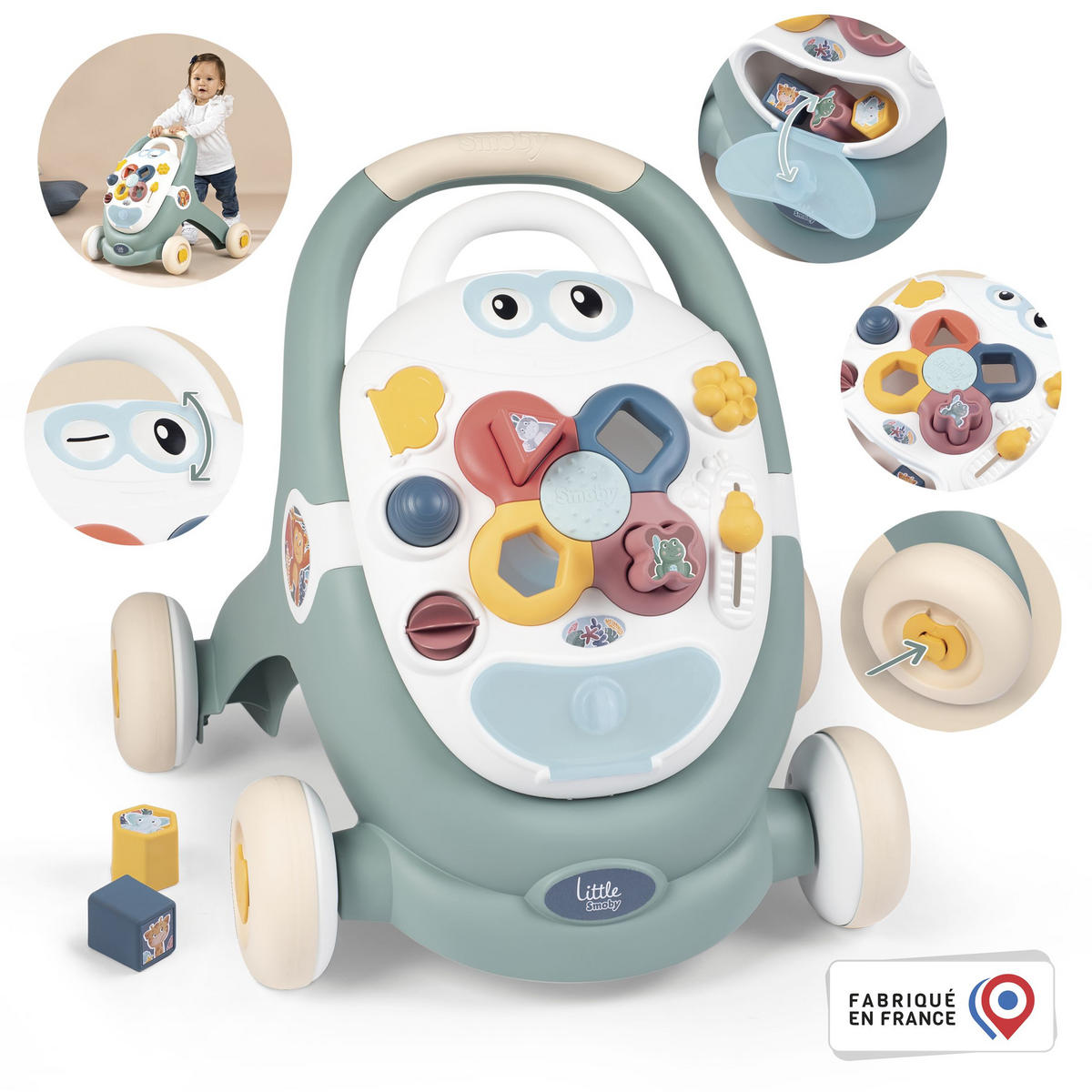 LAUFLERNWAGEN - Multicolor, Basics, Kunststoff (43/47/50cm) - Simba
