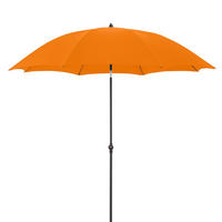 SONNENSCHIRM  200/200 cm  - Anthrazit/Orange, Basics, Textil/Metall (200/200cm) - Doppler