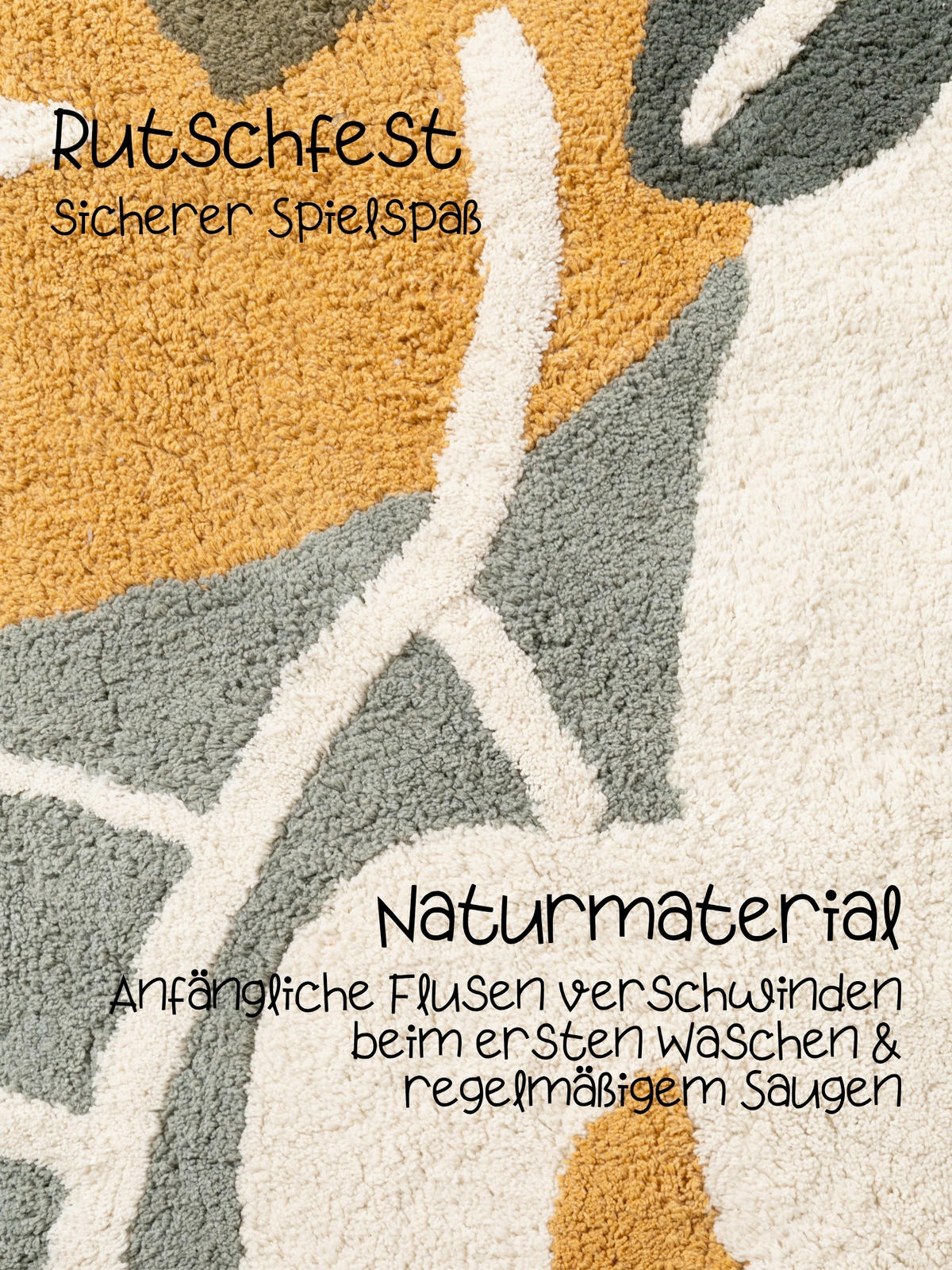 KINDERTEPPICH 140/200 cm Snuggle Tabea Creme, Multicolor rechteckig  - Multicolor/Creme, Basics, Kunststoff/Textil (140/200cm) - Hanse Home