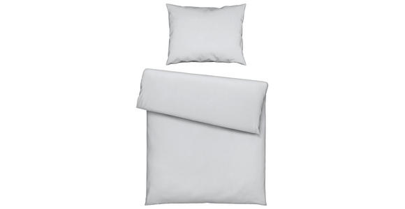 BETTWÄSCHE TANJA Satin 140/200 cm - Silberfarben, Basics, Textil (140/200cm) - Novel