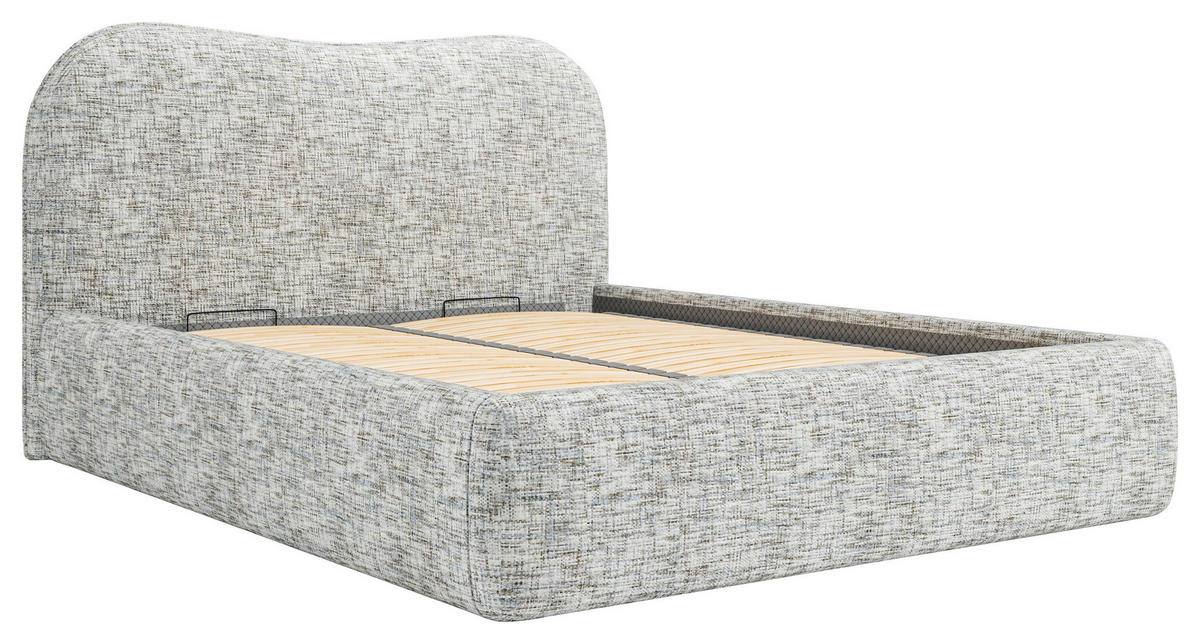 POLSTERBETT 140/200 cm  in Naturfarben  - Naturfarben, Modern, Holz/Holzwerkstoff (140/200cm) - MID.YOU