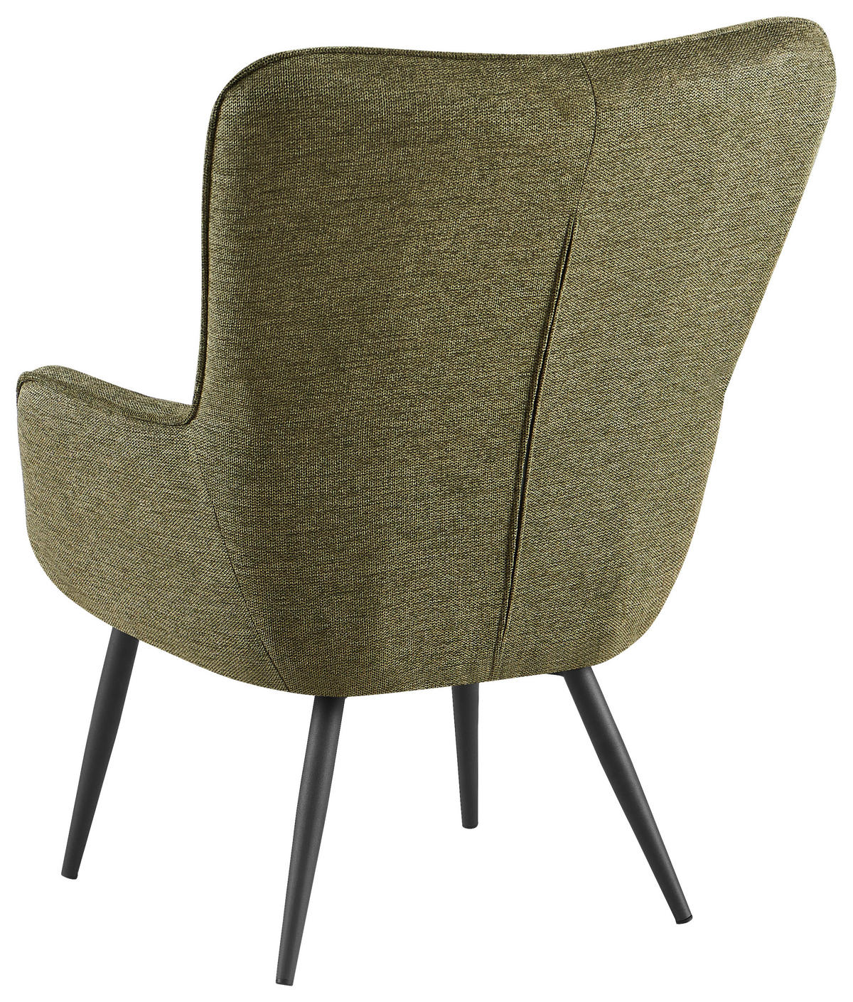 SESSEL in Webstoff Grün  - Grün, Design, Textil/Metall (73/98/79cm) - Ti'me