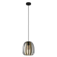 ZÁVĚSNÉ SVÍTIDLO, 25,5/110 cm  - černá/barvy mosazi, Trend, kov (25,5/110cm)