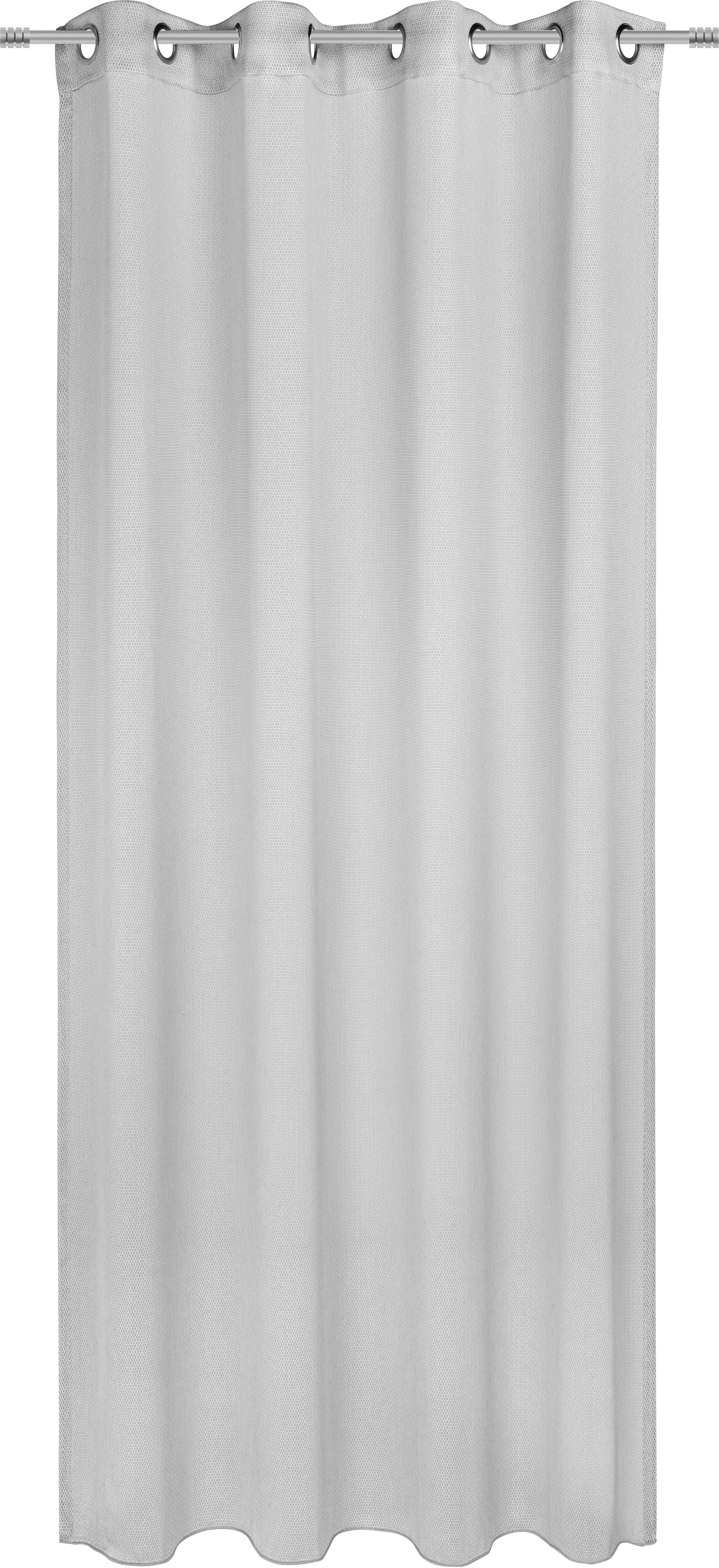 ÖSENSCHAL halbtransparent 145/245 cm   - Silberfarben, Basics, Textil (145/245cm) - Ambiente
