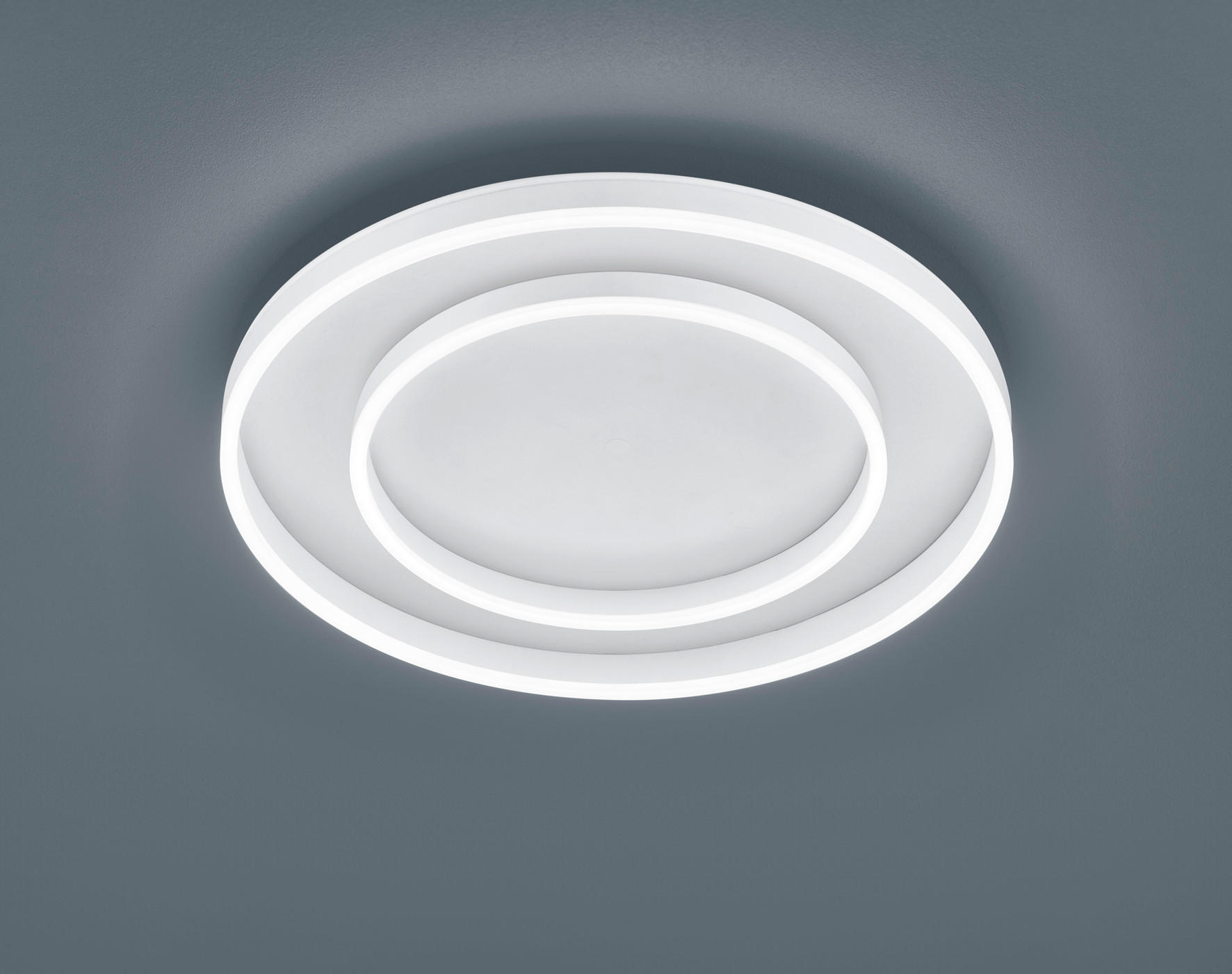 LED-DECKENLEUCHTE Sona 59,5/7,5 cm   - Weiß, Design, Metall (59,5/7,5cm) - Helestra