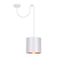 PENDELLEUCHTE Atlanta 50/20/150 cm   - Weiß, KONVENTIONELL, Kunststoff/Metall (50/20/150cm)