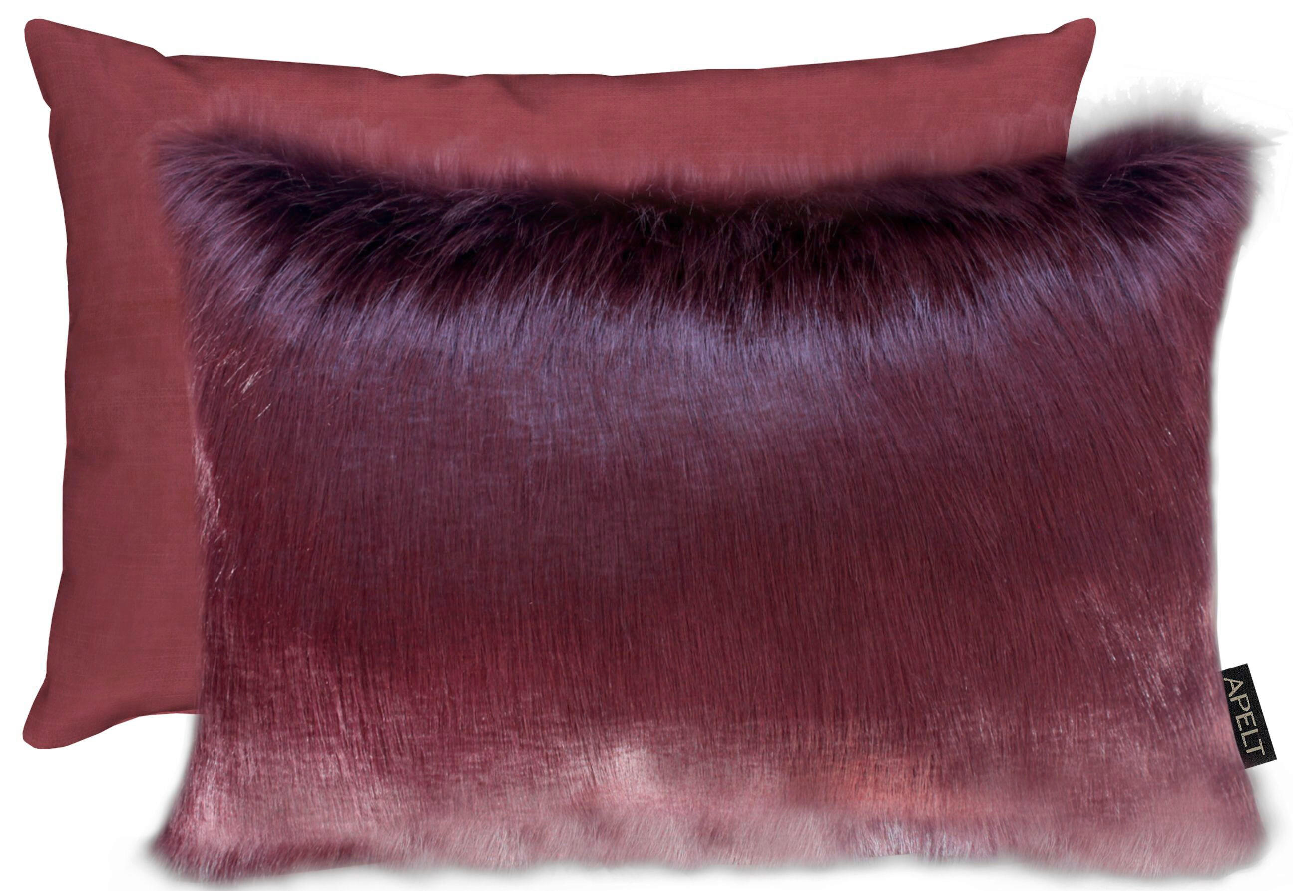 ZIERKISSEN 35/45 cm  - Bordeaux, Basics, Textil (35/45cm) - Apelt