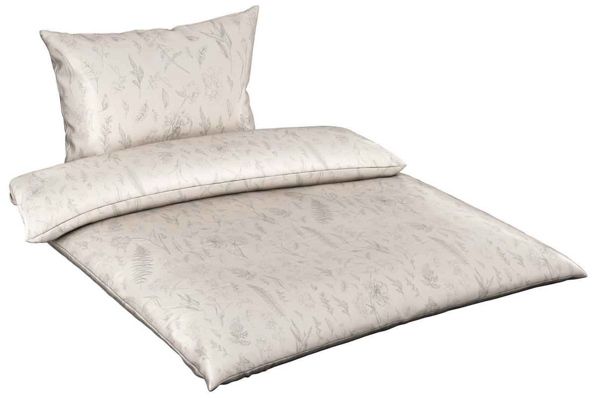 POSTELJINA DAPHNE 200/200 cm saten bela  - bela, Konvencionalno, tekstil (200/200cm) - Esposa
