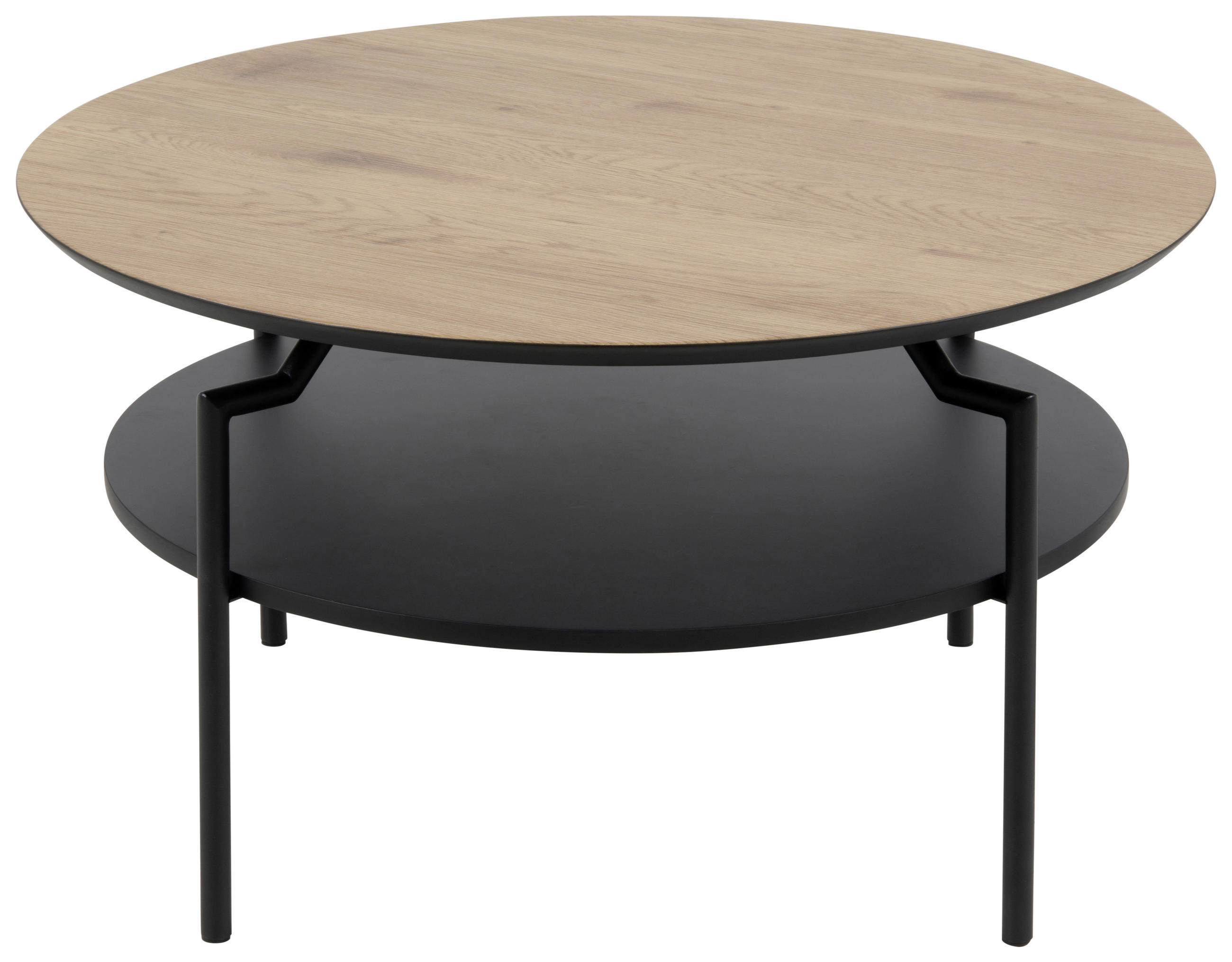 Couchtisch in Metall, Holzwerkstoff 80/80/45 cm